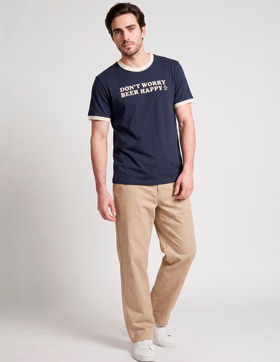 Playera cuello redondo para hombre
