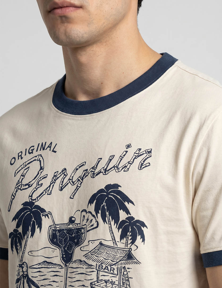 Playera Playeras Penguin Cuello Redondo Para Hombre 3