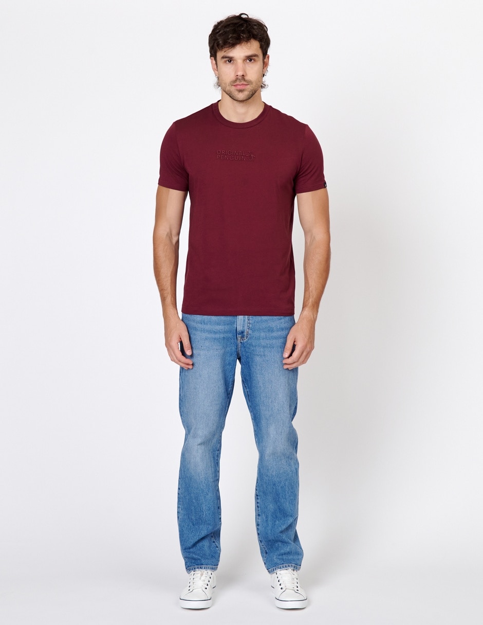 Playera cuello redondo para hombre