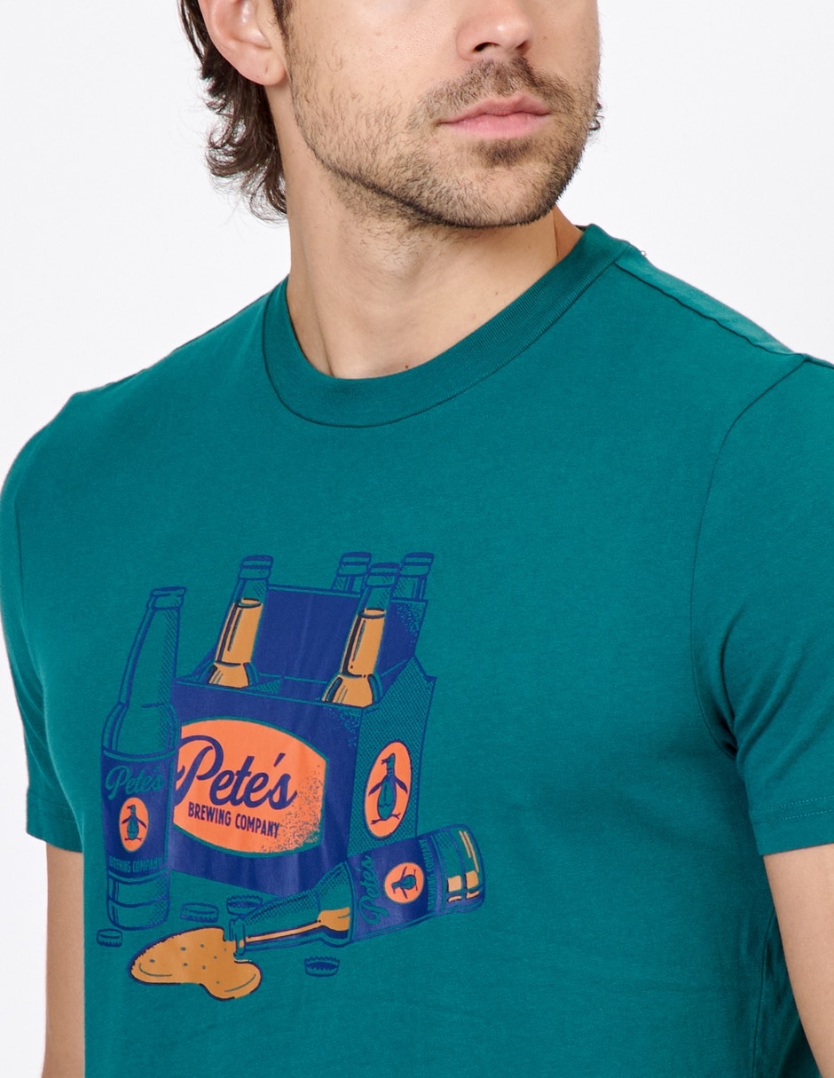 "set playera/playera" playeras penguin "cuello" redondo "para hombre" 5