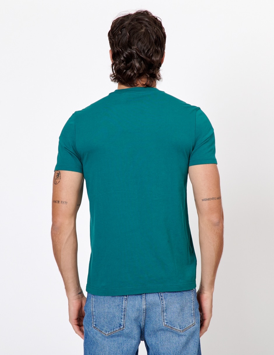"set playera/playera" playeras penguin "cuello" redondo "para hombre" 4
