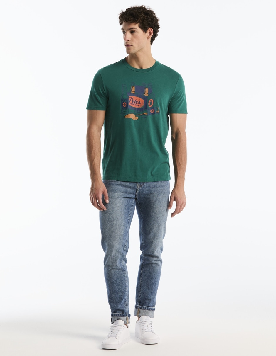 "set playera/playera" playeras penguin "cuello" redondo "para hombre" 3