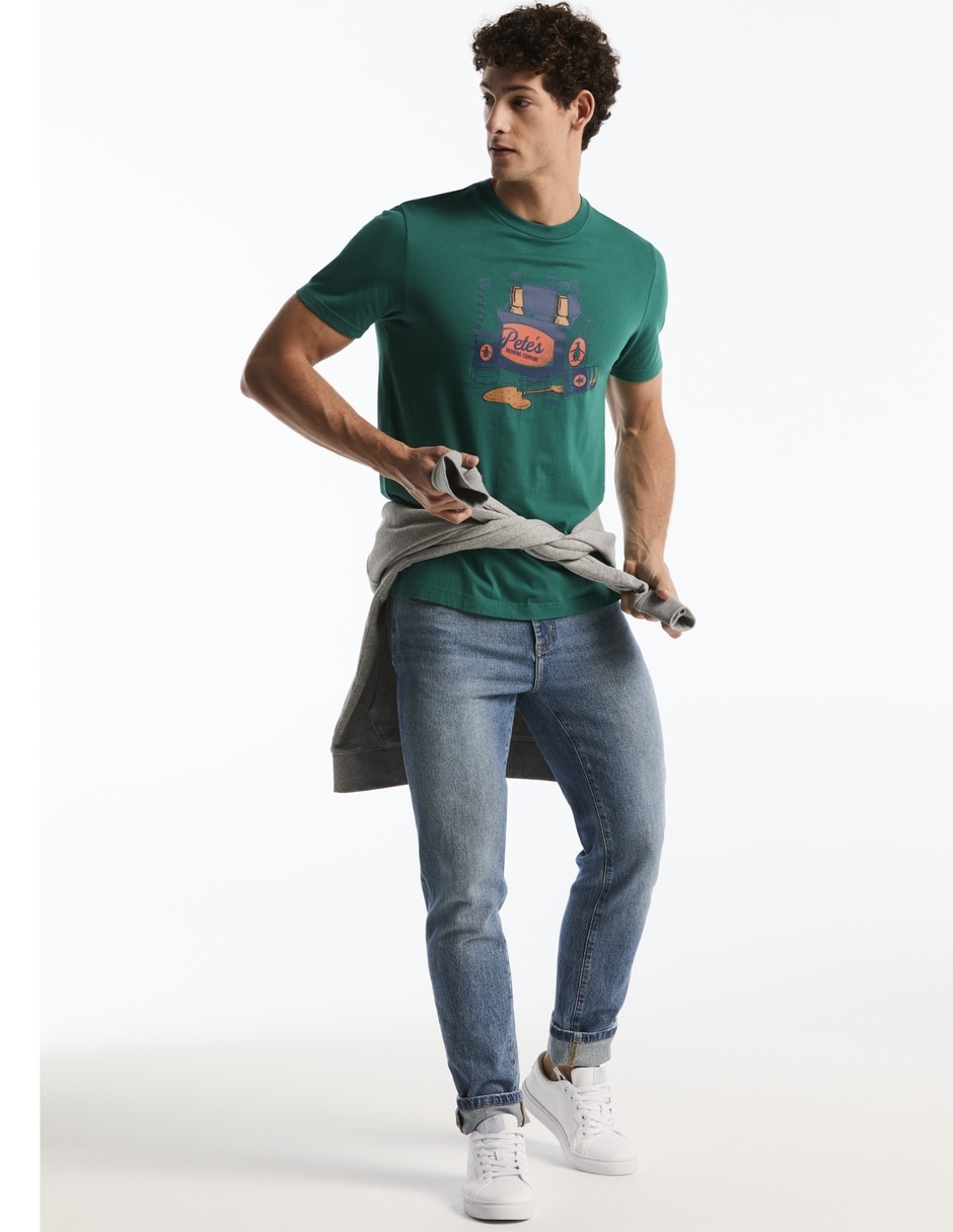 "set playera/playera" playeras penguin "cuello" redondo "para hombre" 2