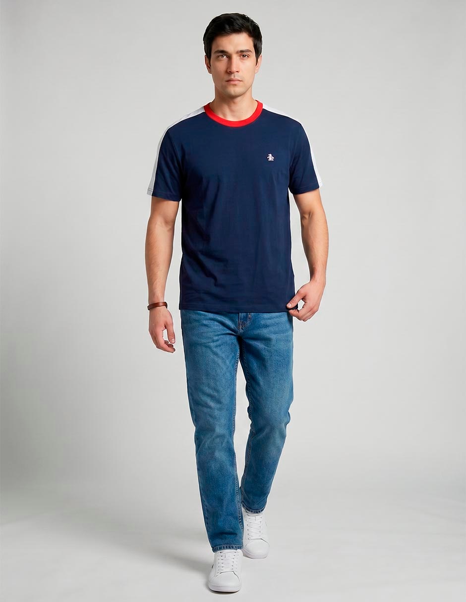 Playera original penguin cuello redondo para hombre