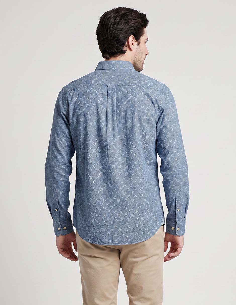 "camisa/sobrecamisa" casual "de" (si aplica) algodón "manga" larga "para hombre" 2