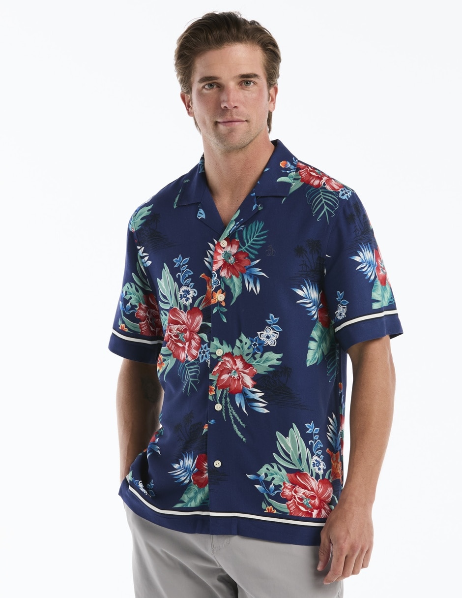 Camisa casual Original Penguin manga corta para hombre
