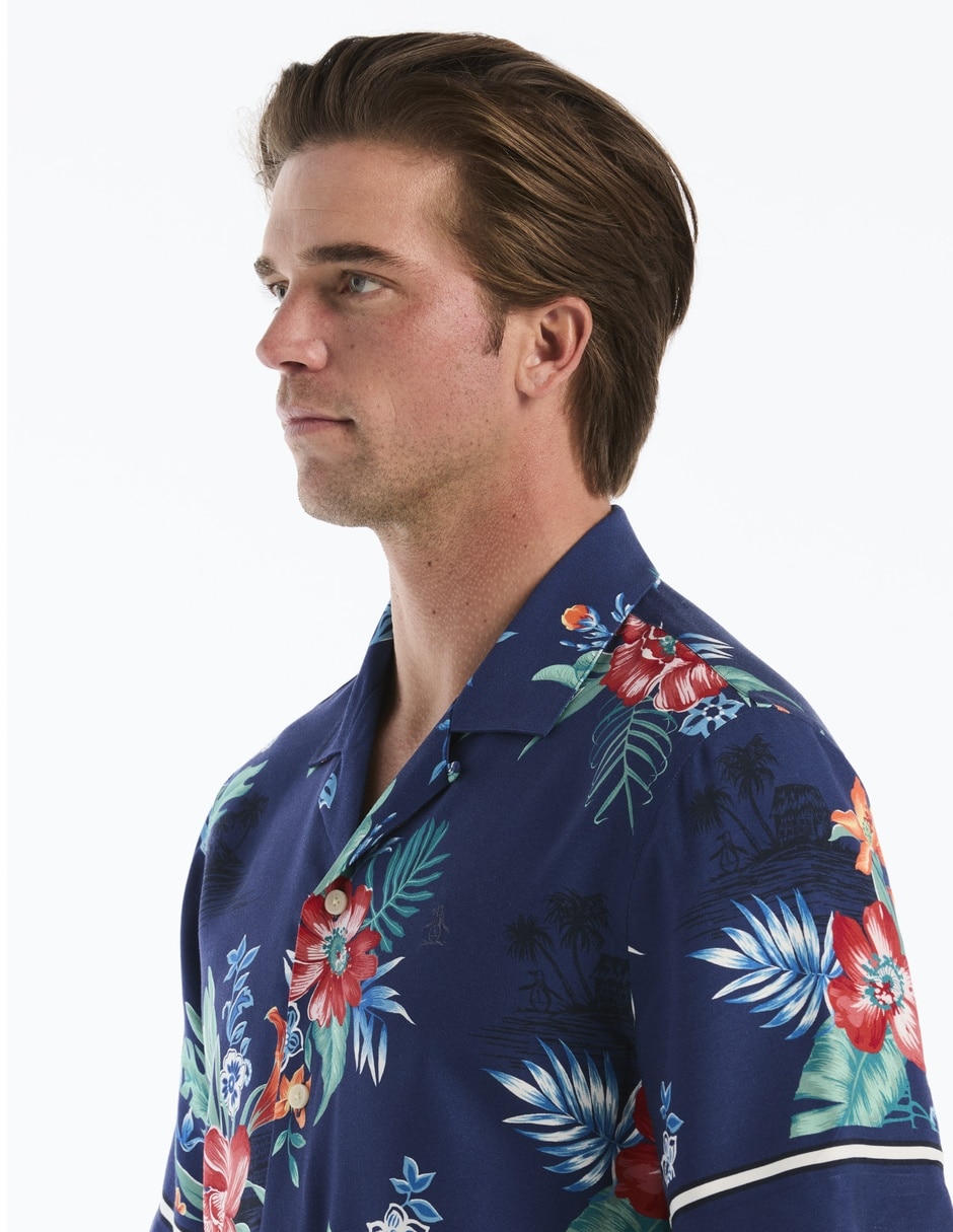 Camisa casual Original Penguin manga corta para hombre