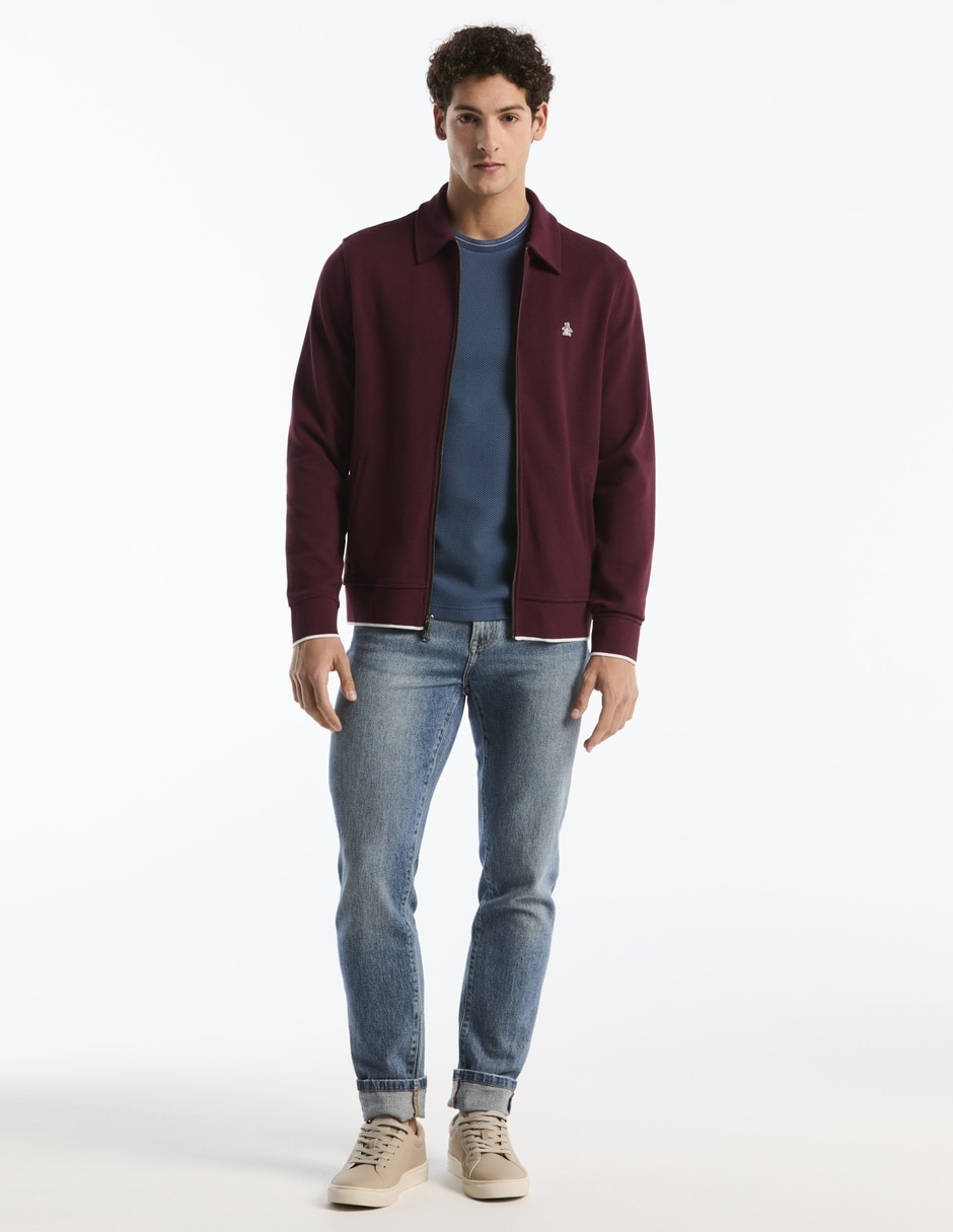 Chamarra casual con bolsillos para hombre 4