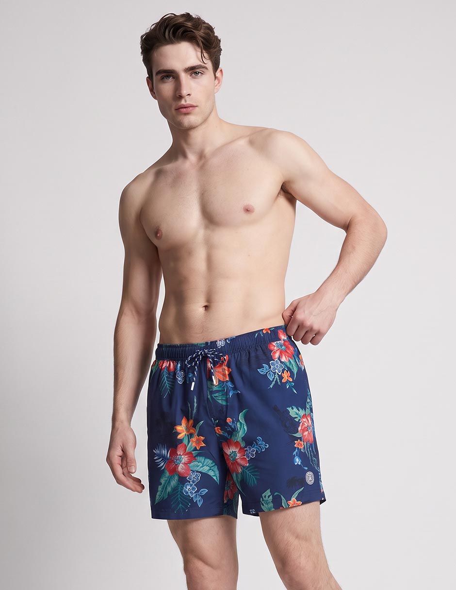 Traje de baño calzón de malla integrado para hombre
