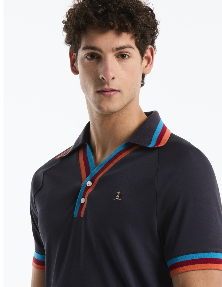 Playera tipo polo polos penguin para hombre