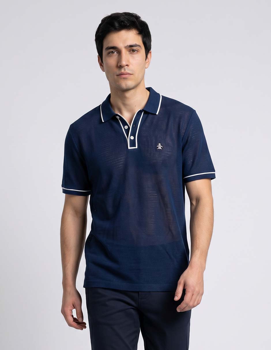 Playera Tipo Polo/Set Playera Tipo Polo Polos Penguin Para Hombre
