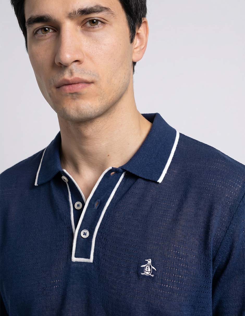 Playera Tipo Polo/Set Playera Tipo Polo Polos Penguin Para Hombre 3