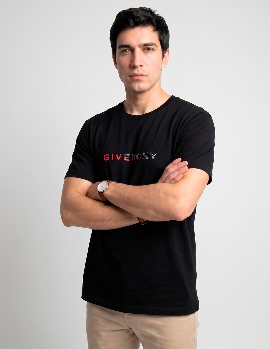 Playera givenchy cuello redondo para hombre