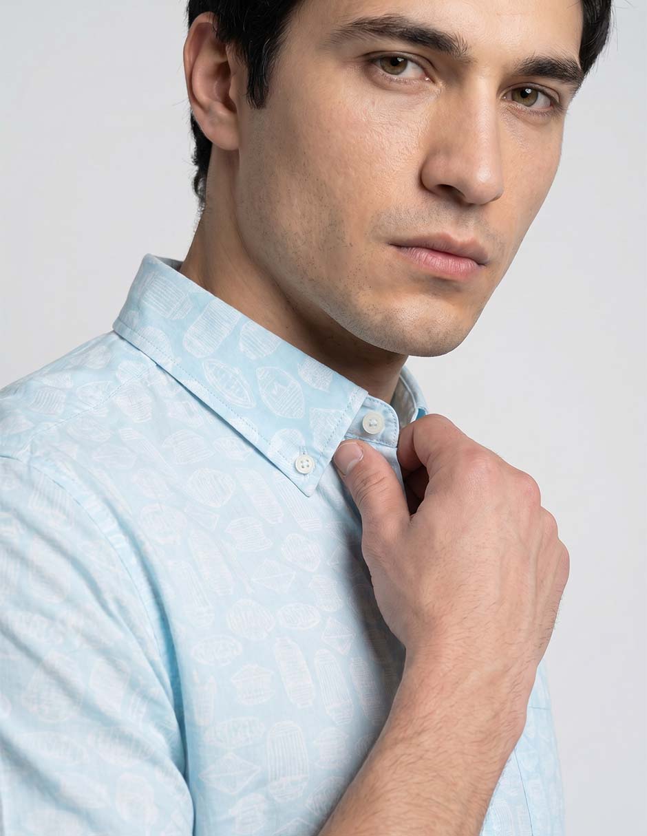 Camisa casual Original Penguin manga corta para hombre