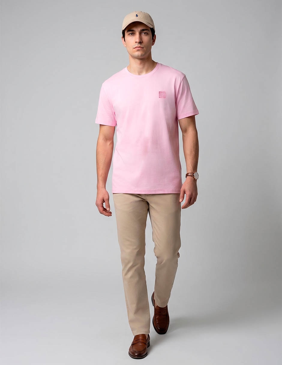 Playera cuello redondo para hombre