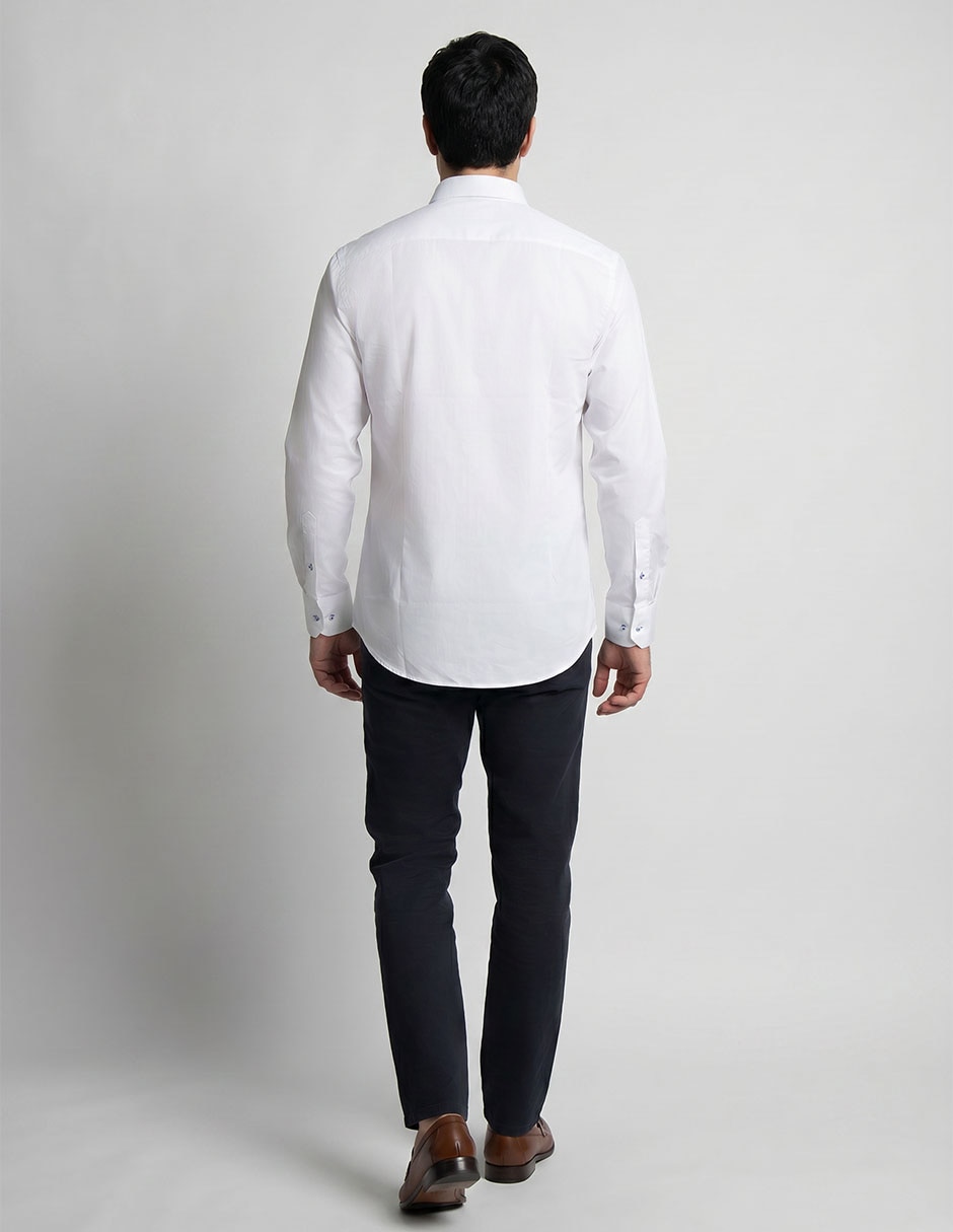 Camisa casual givenchy de algodón manga larga para hombre