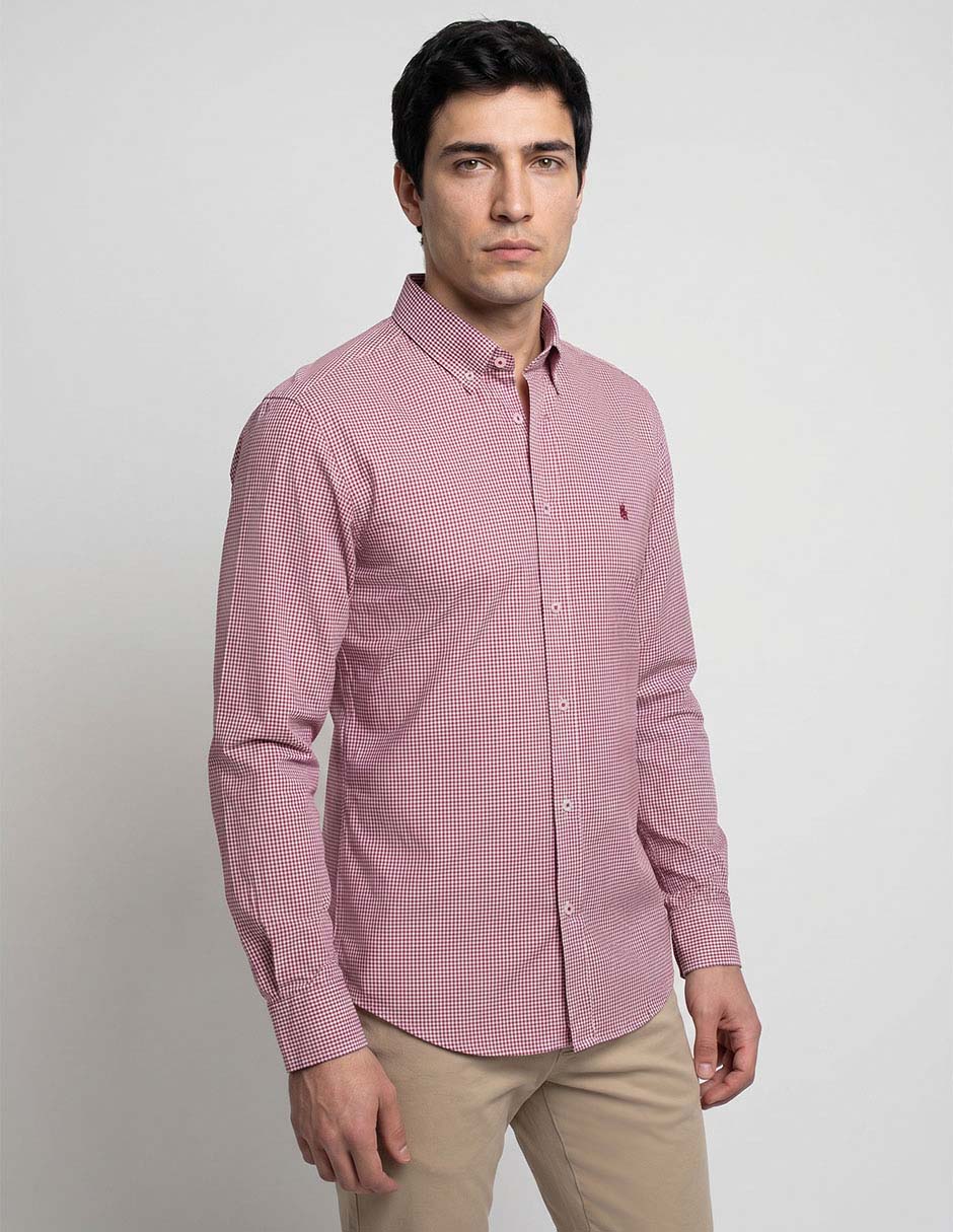Camisa casual givenchy de algodón manga larga para hombre