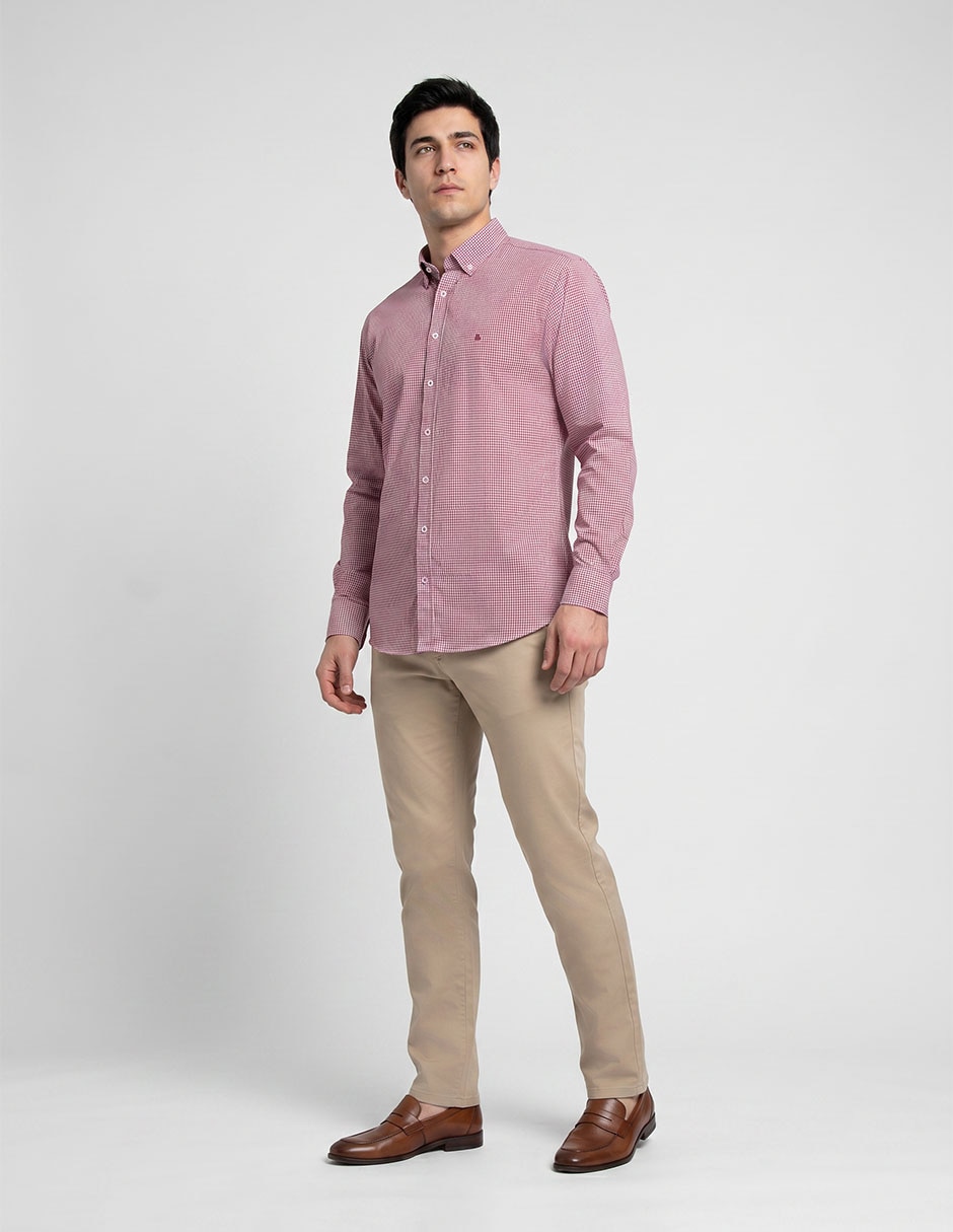 Camisa casual givenchy de algodón manga larga para hombre
