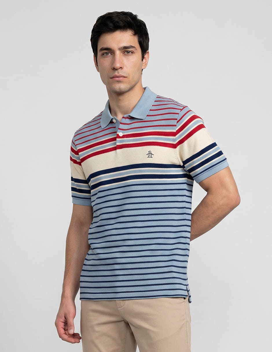 Playera Tipo Polo/Set Playera Tipo Polo Polos Penguin Para Hombre