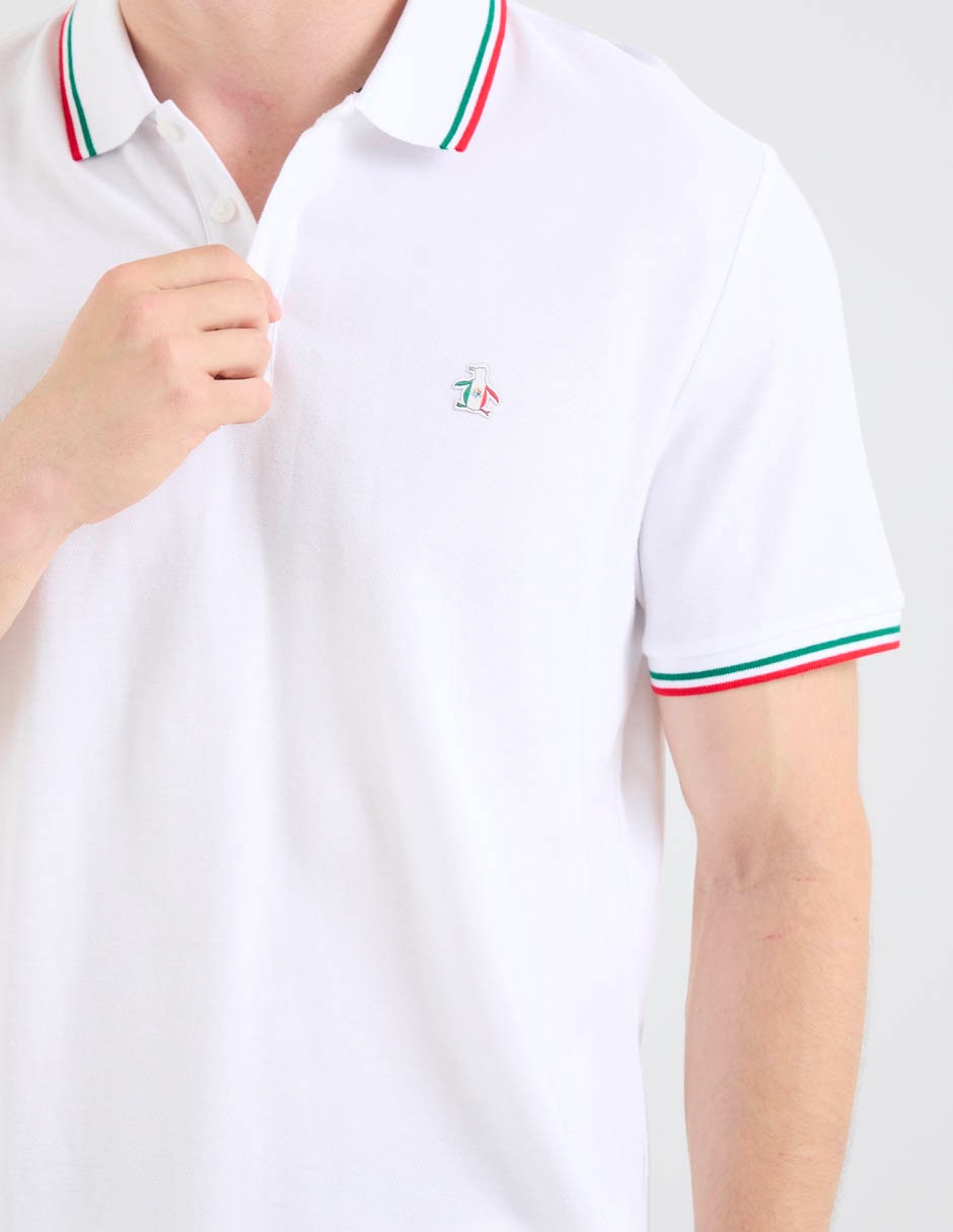 Playera tipo polo original penguin para hombre