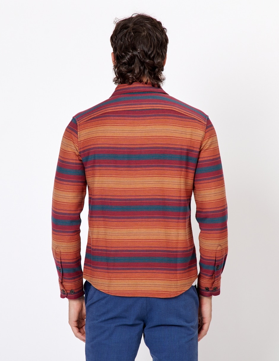 Camisa casual de algodón manga larga para hombre 3