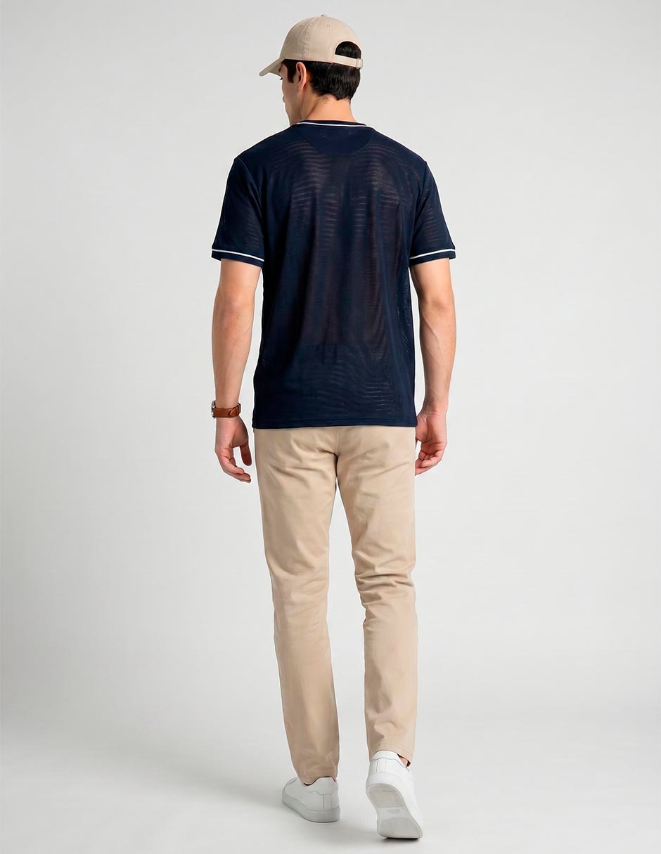 Playera cuello redondo para hombre 2