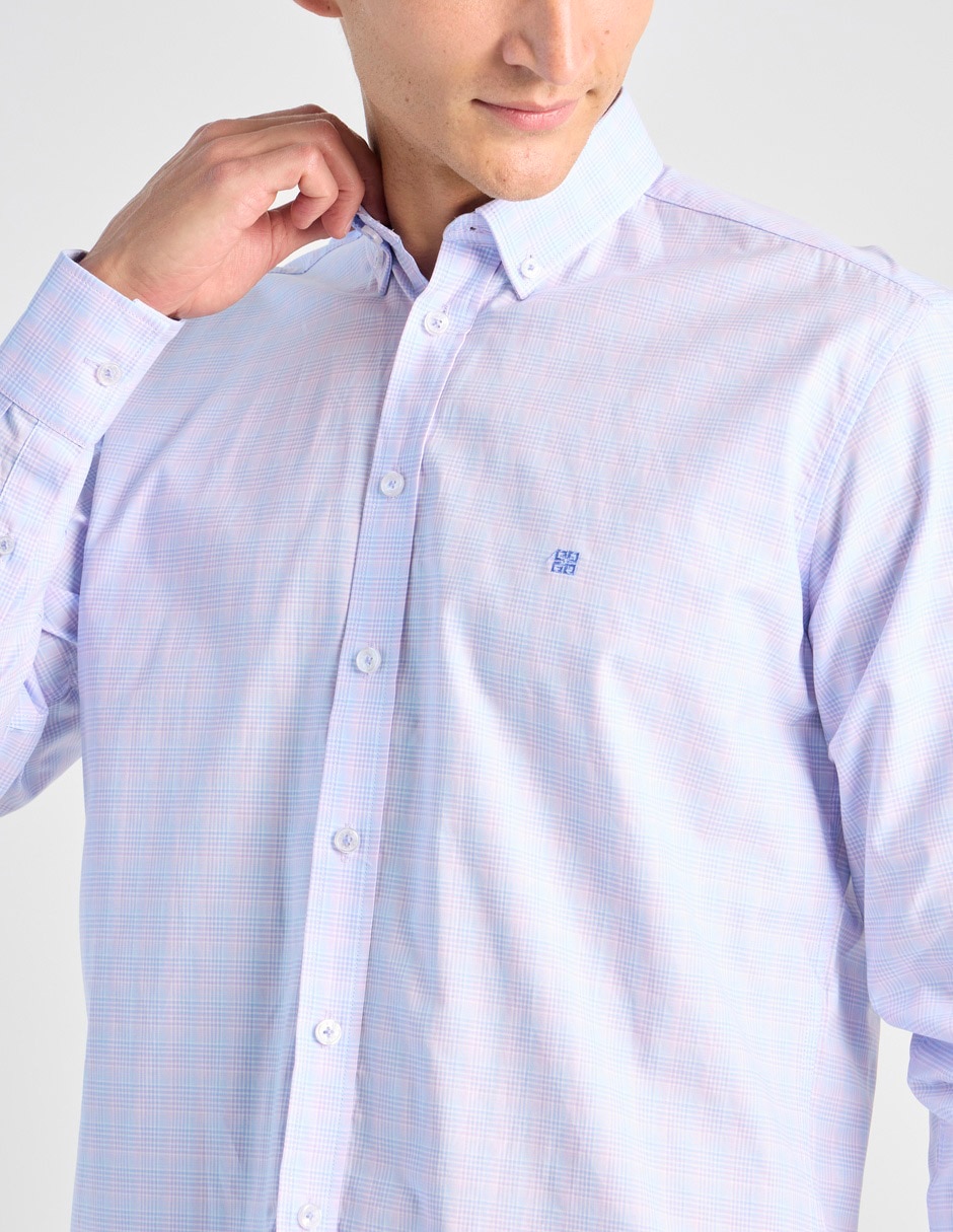Camisa casual givenchy de algodón manga larga para hombre