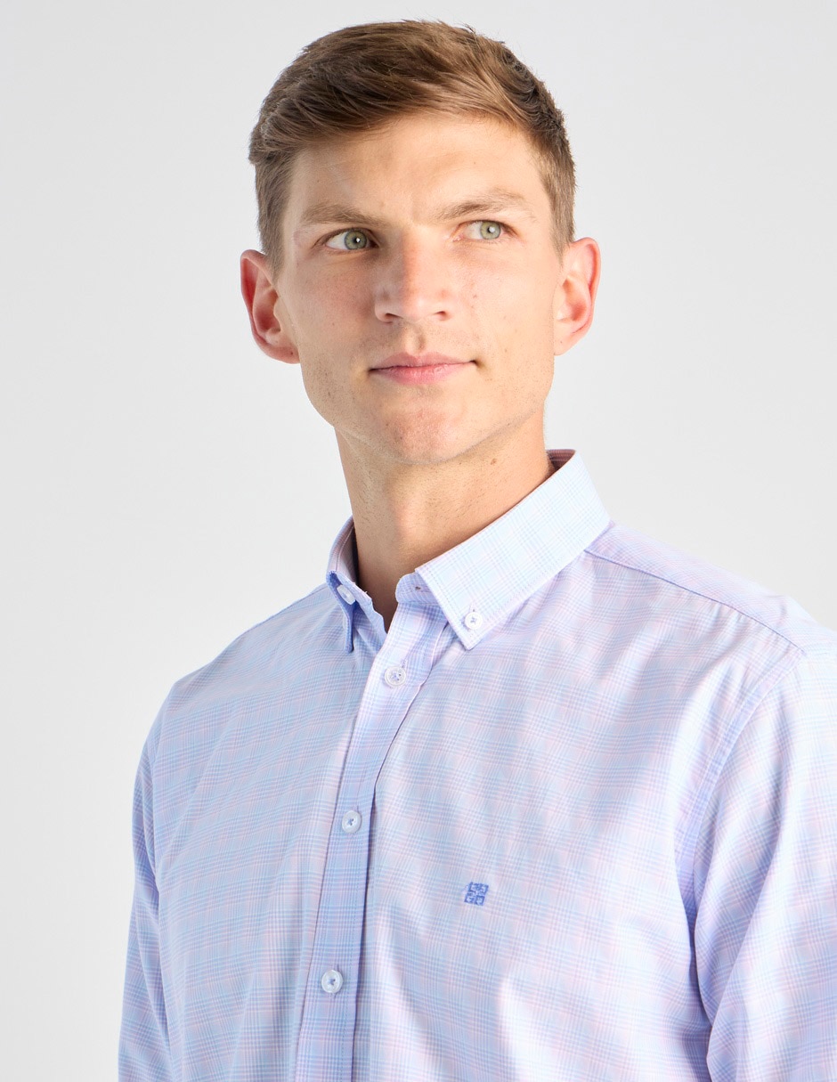 Camisa casual givenchy de algodón manga larga para hombre