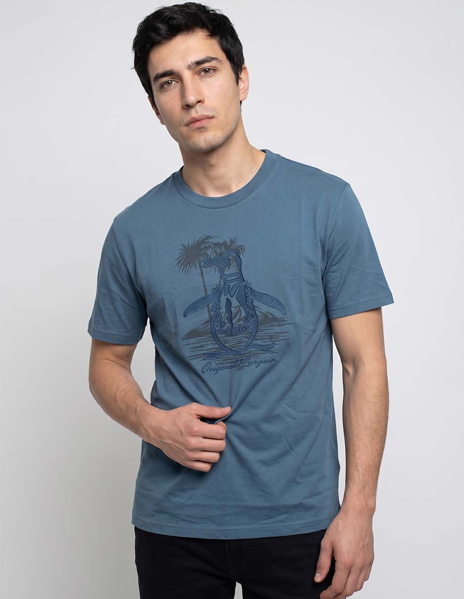 Playera cuello redondo para hombre