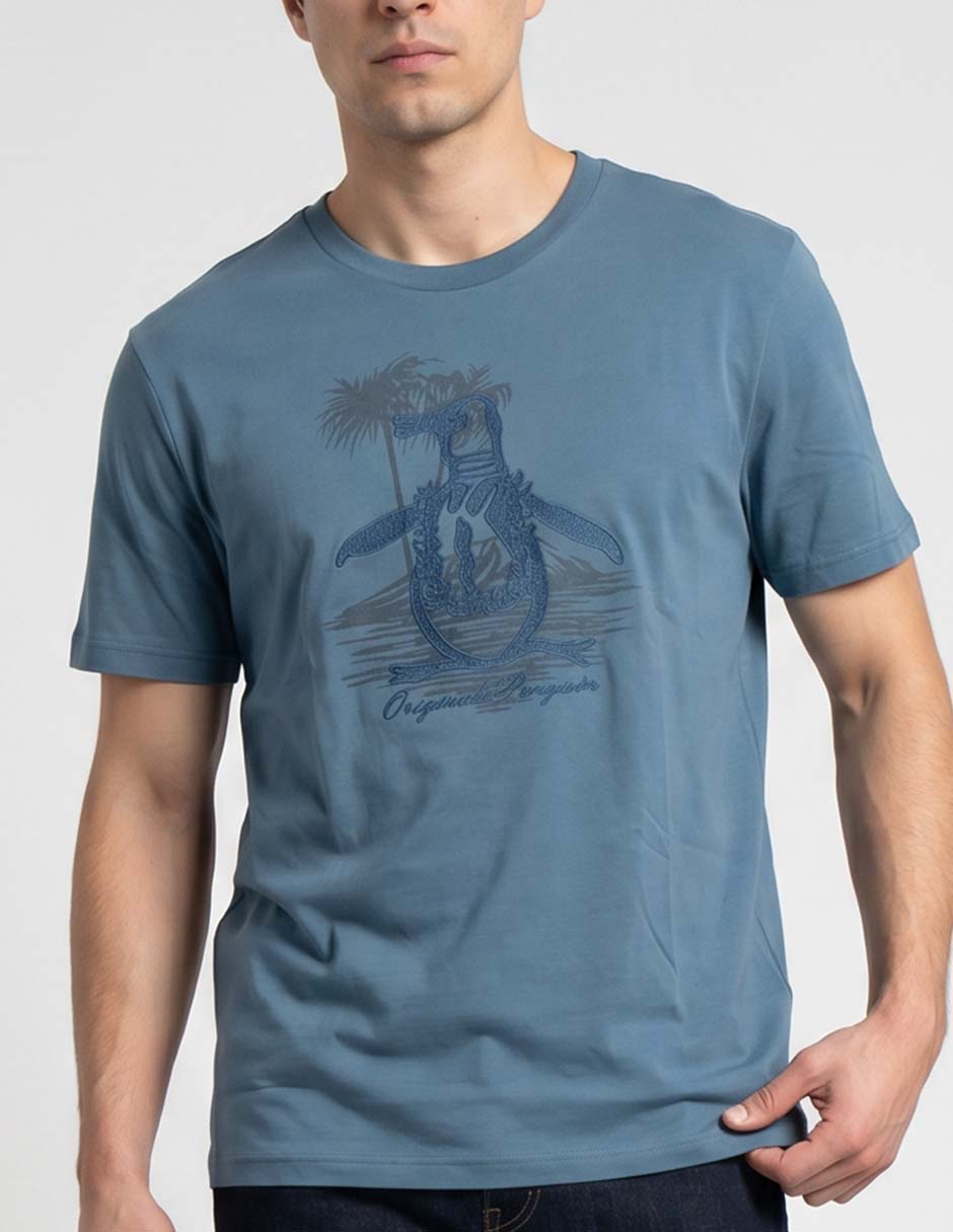 Playera Playeras Penguin Cuello Redondo Para Hombre 3