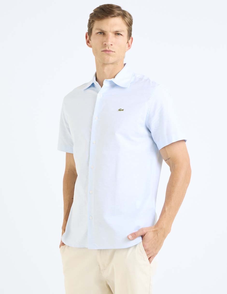 Camisa casual de algodón manga corta para hombre 2