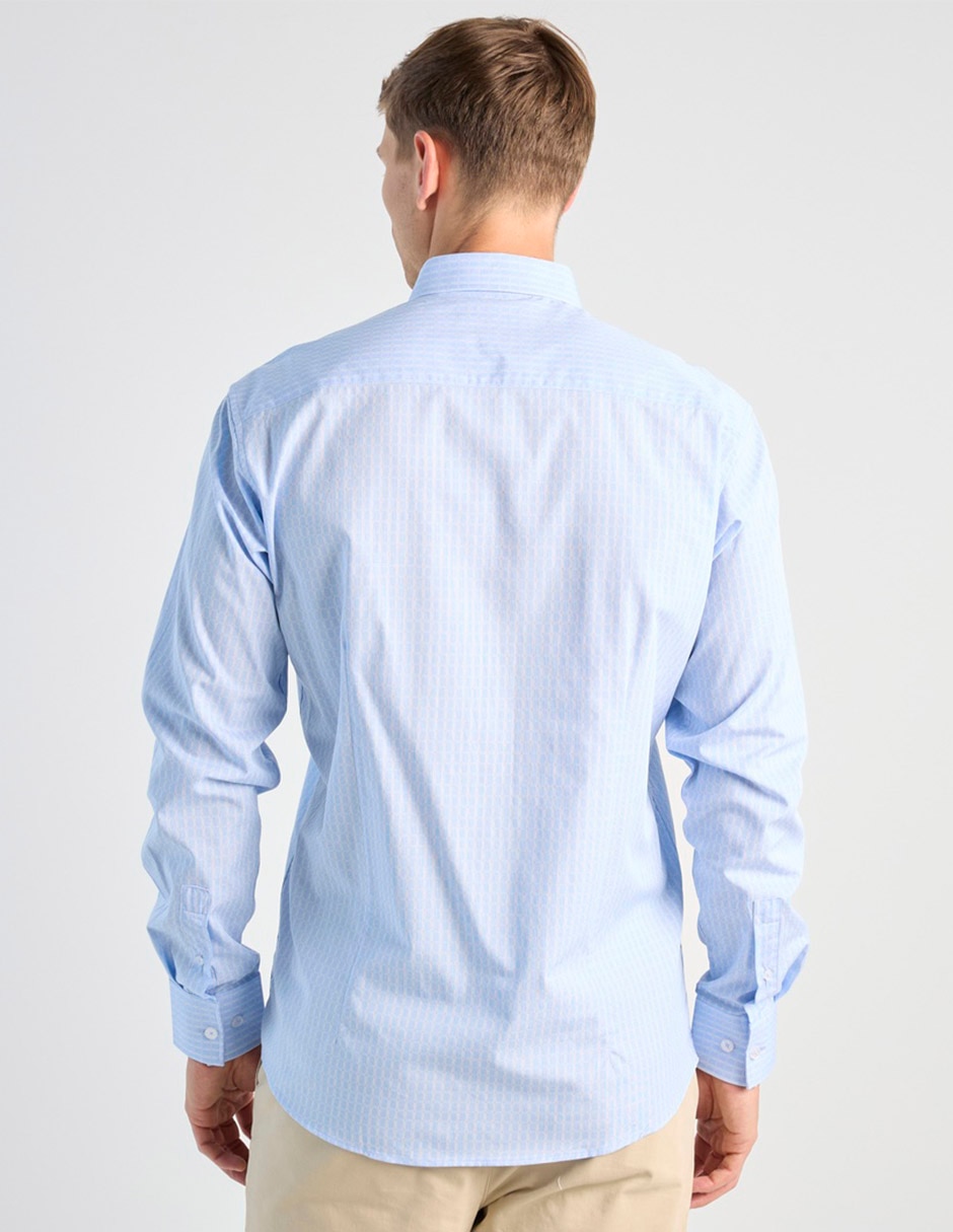 Camisa casual de algodón manga larga para hombre 2