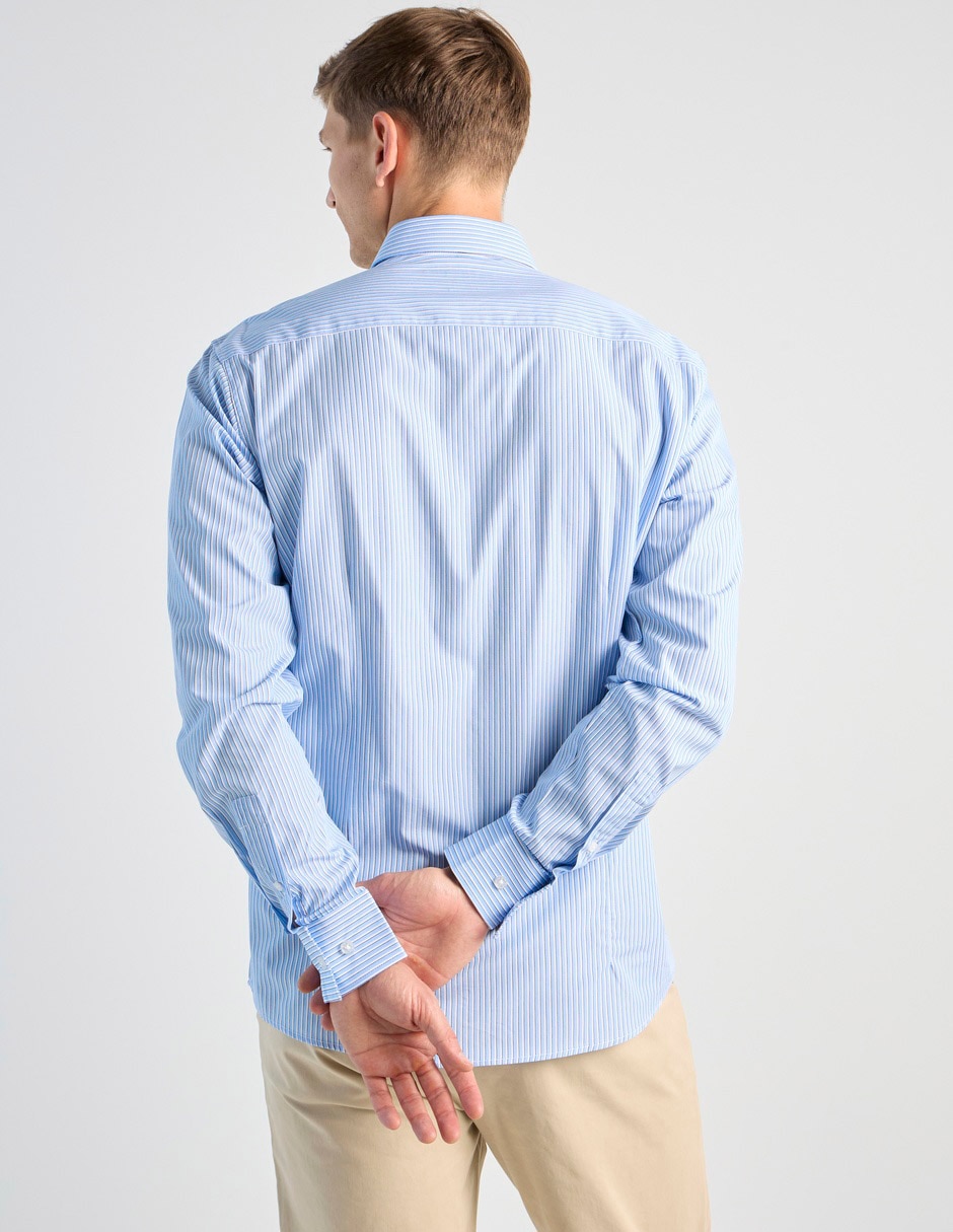Camisa casual givenchy de algodón manga larga para hombre