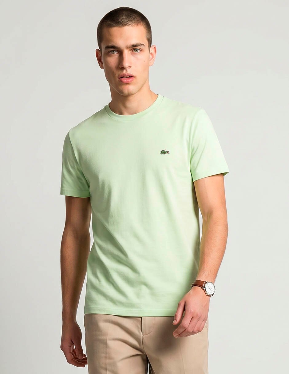 Playera lacoste cuello redondo para hombre