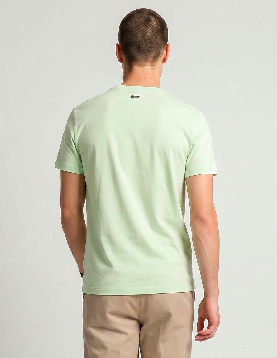 Playera lacoste cuello redondo para hombre