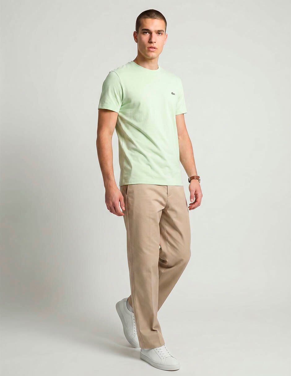 Playera lacoste cuello redondo para hombre