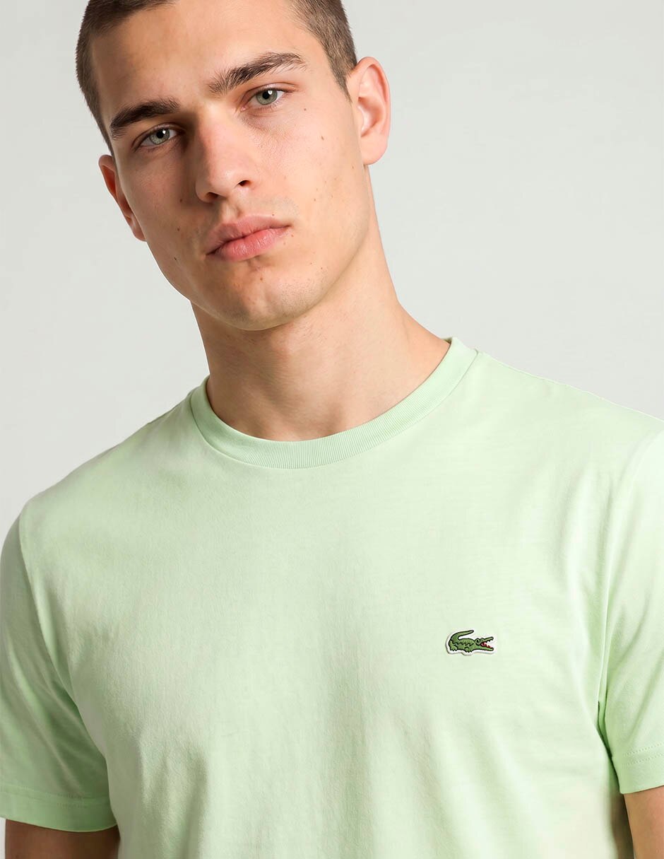 Playera lacoste cuello redondo para hombre