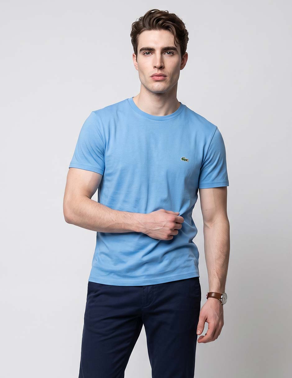Playera Lacoste cuello redondo para hombre