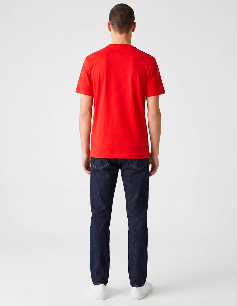 Playera lacoste cuello redondo para hombre