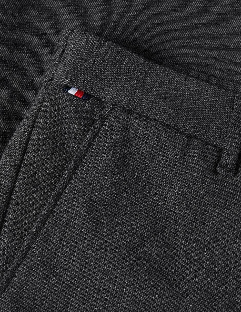 "pantalón" casual regular regular "de" algodón "para hombre" 3
