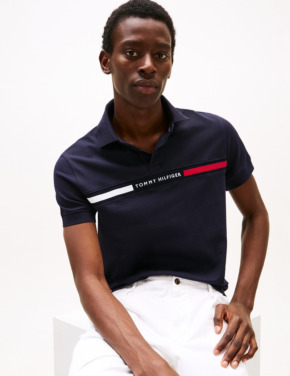 Playera tipo polo hilfiger para hombre 5
