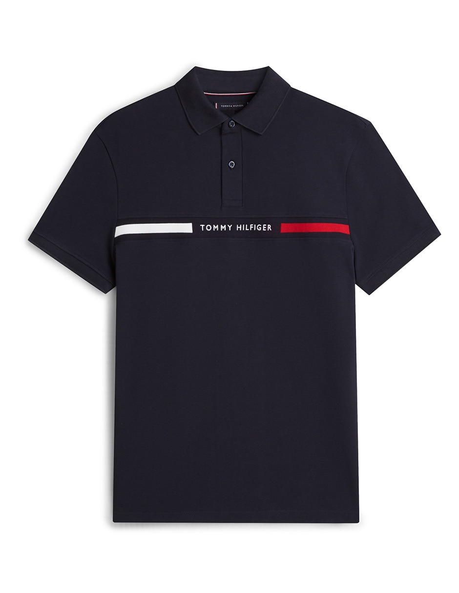 Playera tipo polo hilfiger para hombre