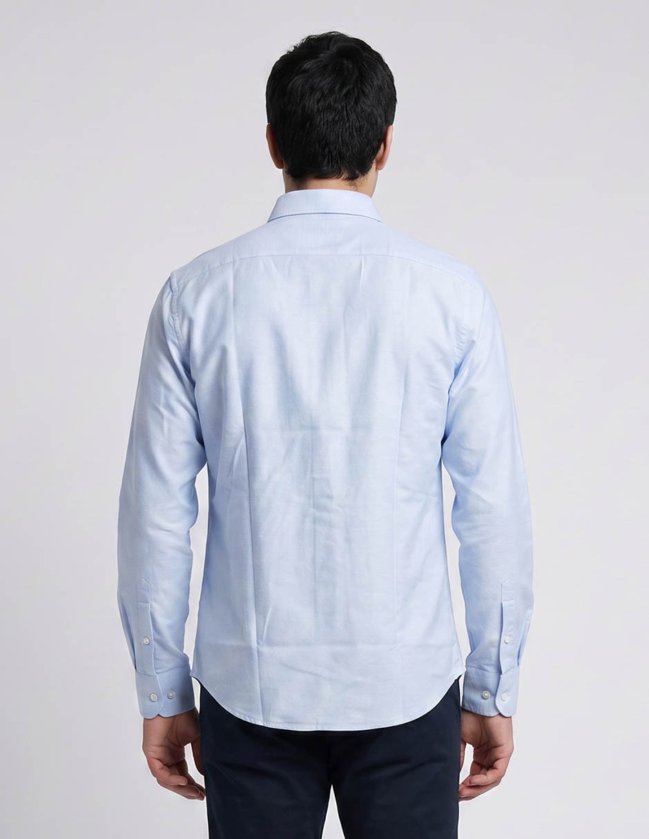 Camisa de vestir de manga larga para hombre