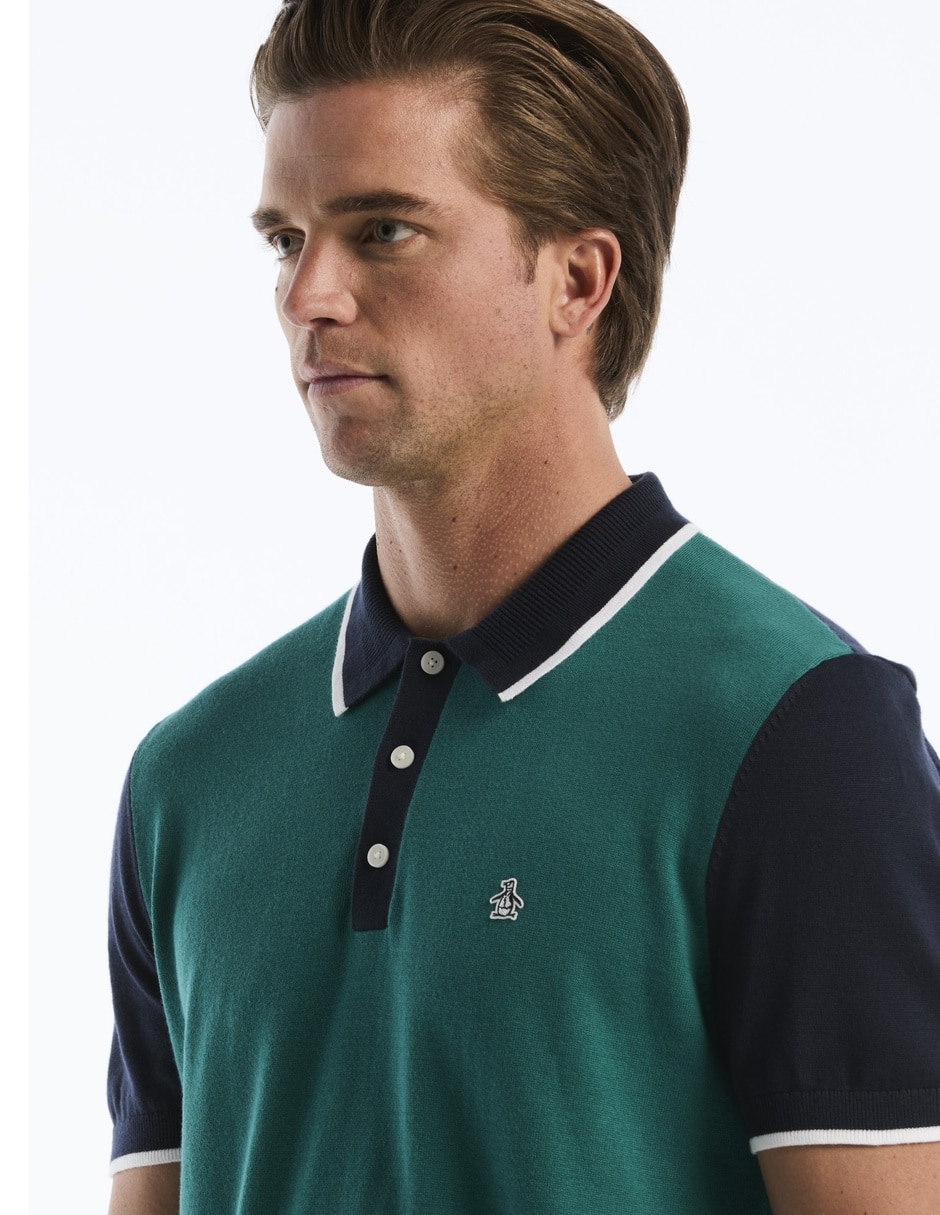 Playera tipo polo polos penguin para hombre 3