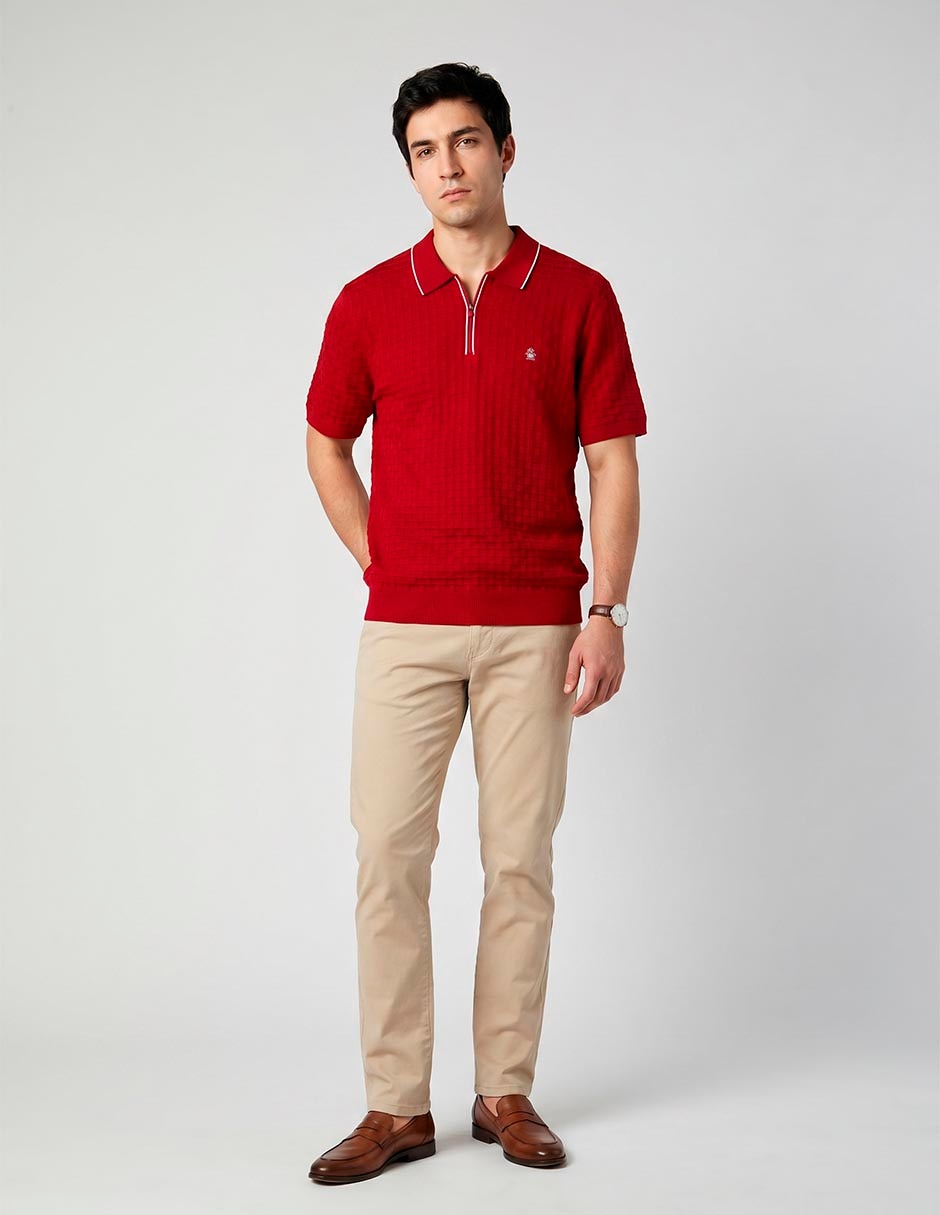 Playera tipo polo para hombre