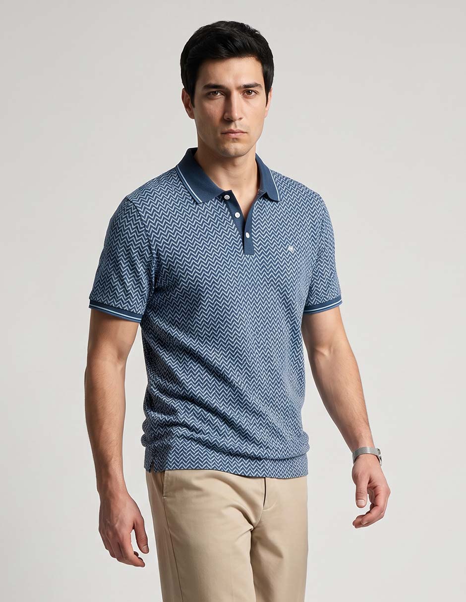 Playera tipo polo para hombre