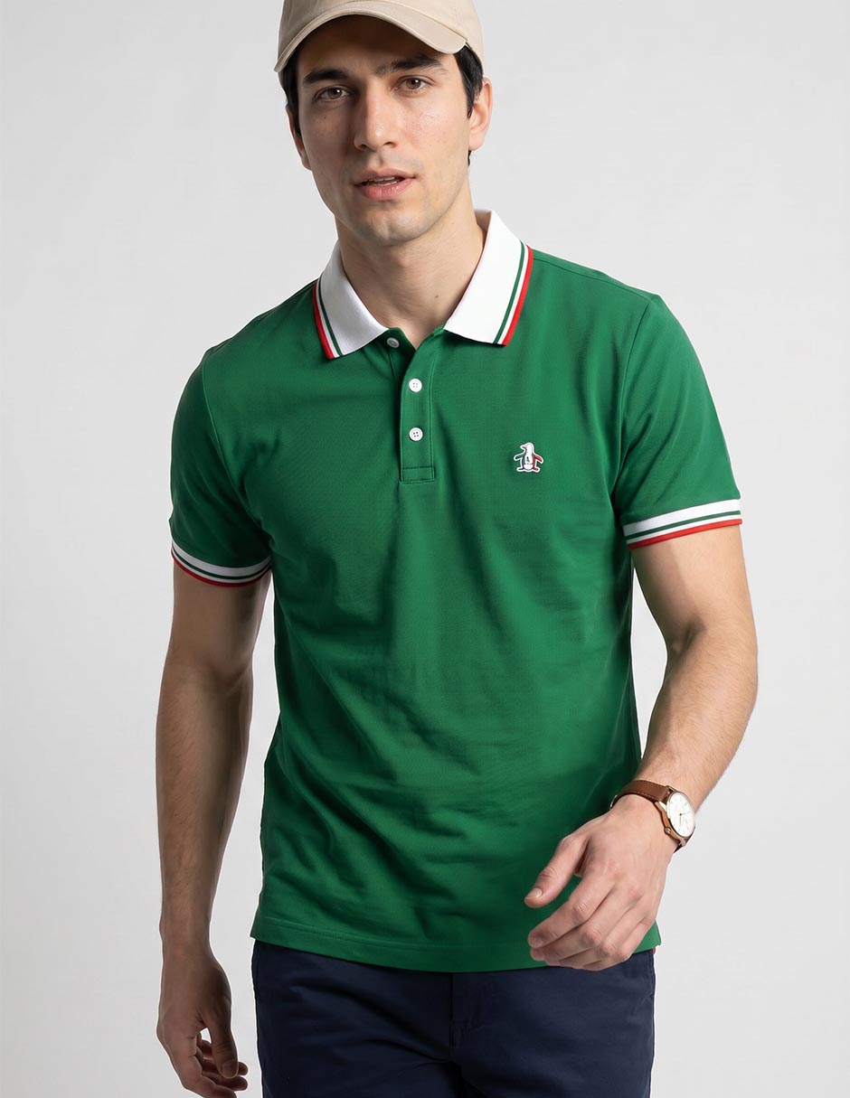 Playera tipo polo original penguin para hombre
