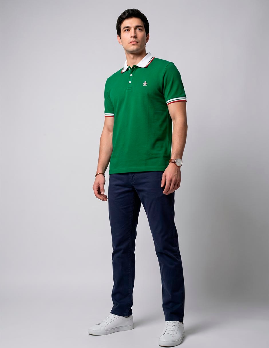 Playera tipo polo original penguin para hombre