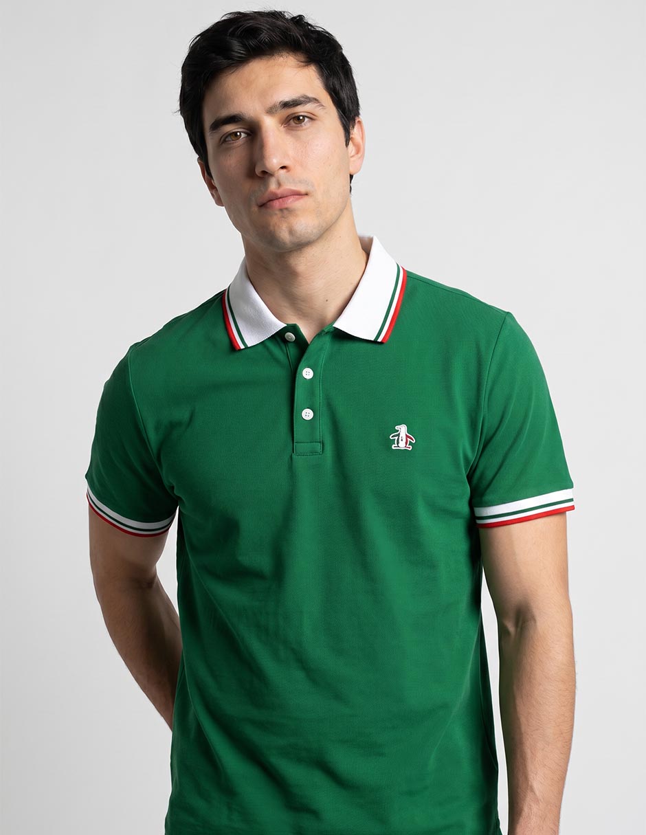 Playera tipo polo original penguin para hombre