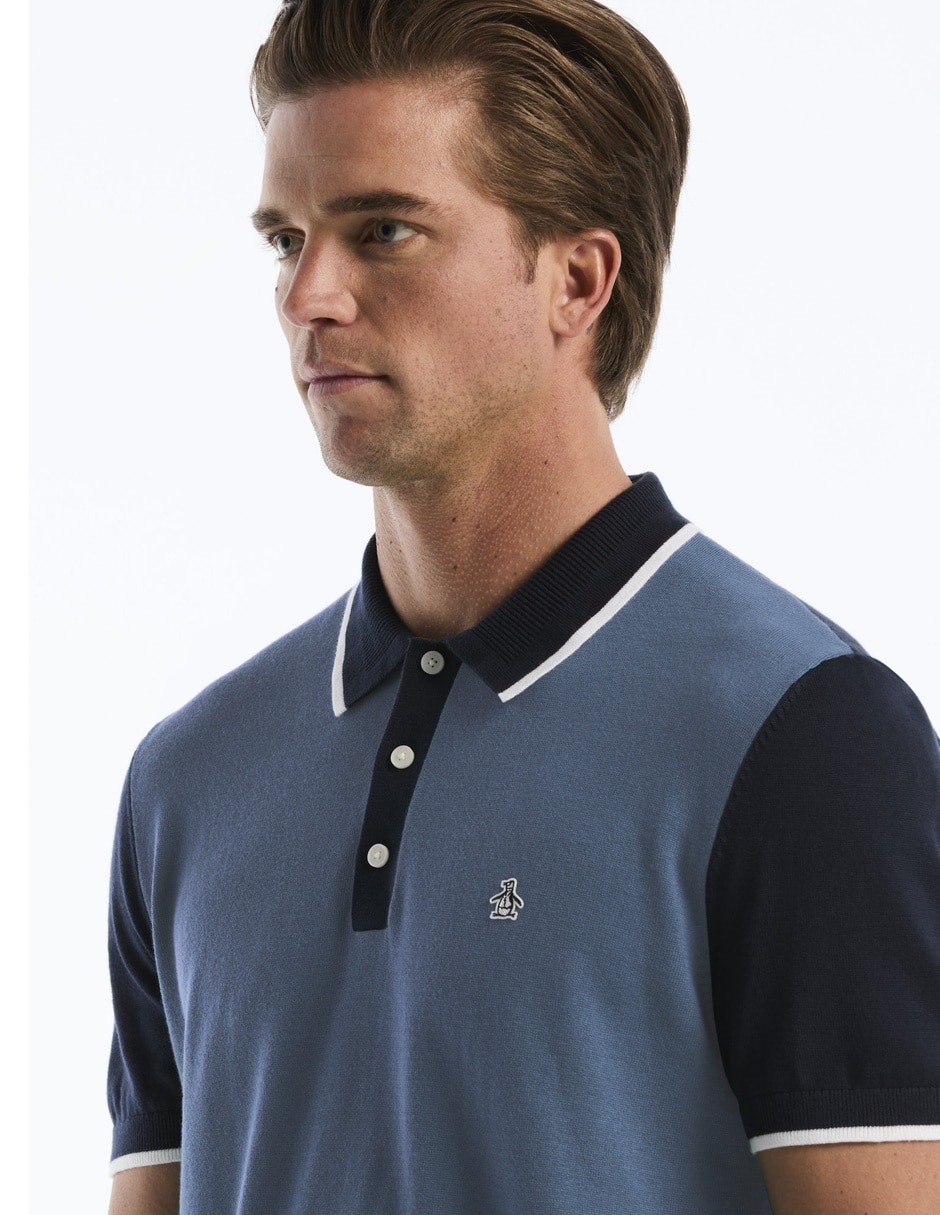 Playera tipo polo polos penguin para hombre 3